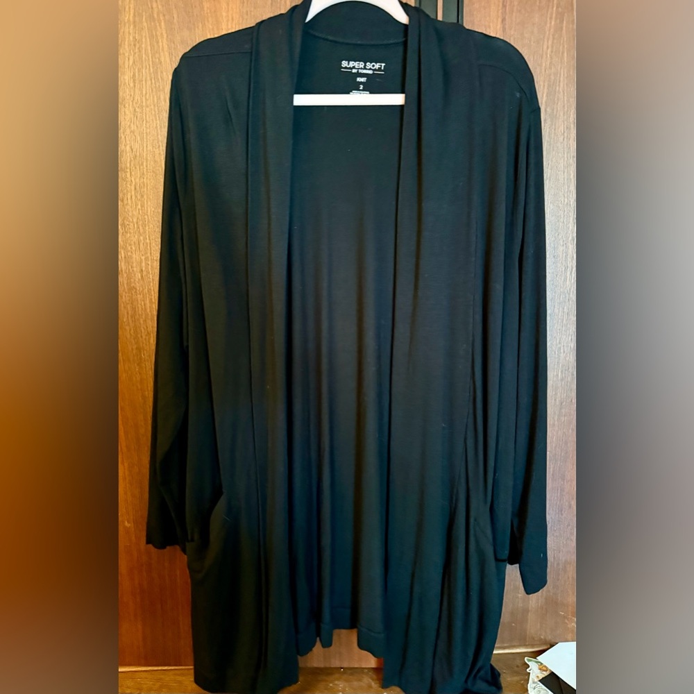 Torrid Super Soft knit cardigan with pockets, NWT